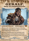 Geralf, the Fleshwright